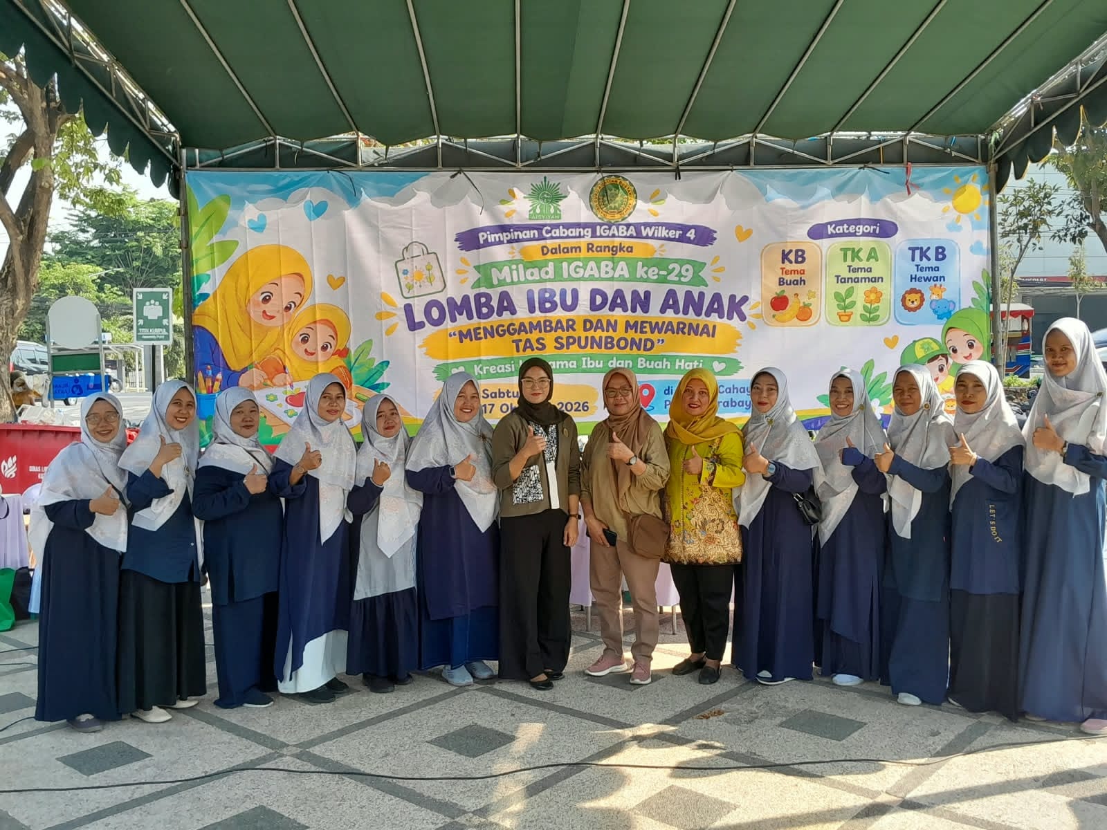 Meriahkan Milad IGABA ke-29, Lomba Ibu dan Anak di Taman Cahaya Pakal Kukuhkan Kebersamaan & Kreativitas