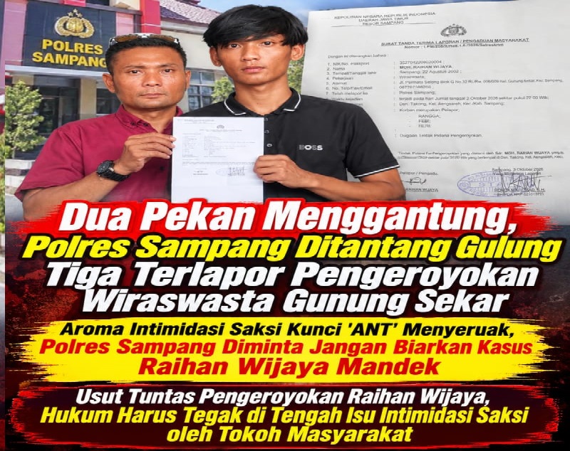 Dua Pekan Menggantung, Polres Sampang Ditantang Gulung Tiga Terlapor Pengeroyokan Wiraswasta Gunung Sekar